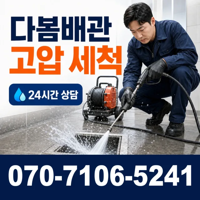 전남광주 신안군 신의면 노은길 하수구막힘뚫기 상담 이미지 4